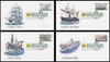 4548 - 4551 / 44c U.S. Merchant Marines 2011 Digital Color Postmark (DCP) Set of 4 FDCO Exclusive FDCs