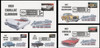 4353 - 4357 / 42c Tail Fins and Chrome 2008 Set of 5 FDCO Exclusive First Day Covers