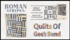 4089 - 4098 / 39c Gee's Bend Quilts 2006 Set of 10 FDCO Exclusive FDCs