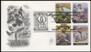 3408a - t  / 33c Legends of Baseball : Greatest Players 2000 All 20 on 4 Artcraft FDCs