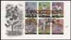 3408a - t  / 33c Legends of Baseball : Greatest Players 2000 All 20 on 4 Artcraft FDCs