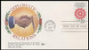 2349 & 642 / 22c Treaty of Friendship with Morocco Joint Issue 1987 Set of 4 Gill Craft First Day Cover
