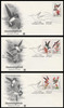 2642 - 2646 / 29c Hummingbirds 1992 Set of 3 PCS First Day Cover