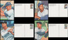 UX454 - UX457 / 24c Baseball Sluggers 2006 Set of 4 Mint USPS Postal Cards
