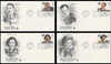 3100 - 3103 / 32c Songwriters 1996 Set of 4 PCS First Day Covers