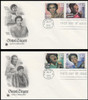 3216 - 3219 / 32c Gospel Singers 1998 Set of 2 PCS First Day Covers