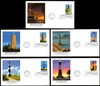 3787 - 3791 / 37c Southeastern Lighthouses Set of 5 Fleetwood 2003 First Day Covers