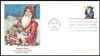 3541 - 3544 / 34c Holiday Santas PSA Vending Booklet Singles Set of 4 Fleetwood 2001 First Day Covers