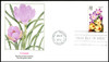 3025 - 3029 / 32c Winter Garden Flowers Set of 5 Fleetwood 1996 FDCs