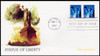 3476 / 3477 / 3485 / 34c Statue of Liberty Set of 3 Fleetwood 2001 FDCs