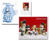 UX386 - UX389 / 23c Snowmen Set of 4 Fleetwood 2002 Postal Card First Day Covers