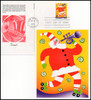UX401 - UX402 / 23c Holiday Music Makers Set of 4 : Christmas Series Fleetwood 2003 Postal Card First Day Covers