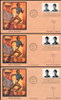 3422 / 3436 / 3436v / 23c Wilma Rudolph PSA / Convertible and Vending Booklet Pairs Set of 3 Fleetwood 2004 FDCs