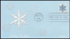 4113 - 4116 / 39c Snowflakes ATM Booklet Singles : Holiday Celebration Series Set of 4 Fleetwood 2006 FDCs