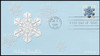 4113 - 4116 / 39c Snowflakes ATM Booklet Singles : Holiday Celebration Series Set of 4 Fleetwood 2006 FDCs