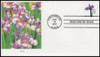 4166 - 4175 / 41c Beautiful Blooms Coil Singles Set of 10 Fleetwood 2007 FDCs