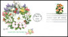 3836 - 3837 / 37c and 60c Garden Bouquet Booklet Single PSA : Love Stamp Series Set of 2 Fleetwood 2004 FDC