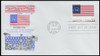 3403a - t / 33c Stars and Stripes : Historic American Flags 2000 Set of 20 Cover Craft Cachets FDCs With Insert Card (Limited Edition of Only 140 Made)