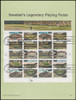 3510 - 3519 / 34c Legendary Baseball Playing Fields Pane 2001 USPS #0132 Souvenir Page
