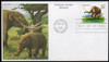 3077 - 3080 / 32c Prehistoric Animals Set of 4 Mystic 1996 First Day Covers