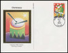 UX401 - UX404 / 23c Holiday Music Makers Set of 4 : Christmas Series Colorano Silk 2003 Postal Card First Day Covers