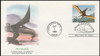 2422 - 2425 / 25c Prehistoric Animals / Dinosaurs Set of 4 Fleetwood 1989 First Day Covers