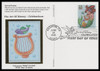 UX436 - UX439 / 23c Celebrations : Art of Disney Series Set of 4 Colorano Silk 2005 Postal Card FDCs