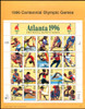 3068 / 32c Centennial Olympic Games Pane of 20 : 1996 USPS #9617 Souvenir Page