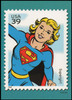 Supergirl  : DC Comics Super Heroes Stamp Collectible Jumbo Postcard