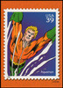 Aquaman : DC Comics Super Heroes Stamp Collectible Jumbo Postcard