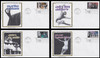 3840 - 3843 / 37c American Choreographers PSA Set of 4 Colorano Silk 2004 First Day Covers