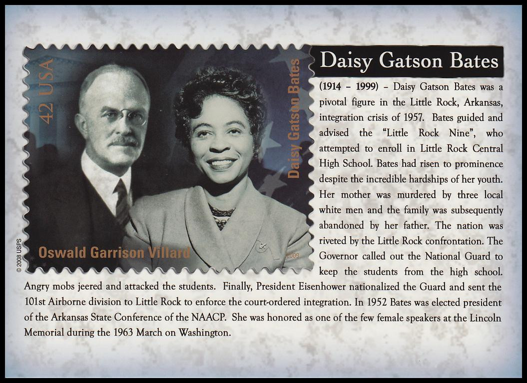 Daisy Gatson Bates : Civil Rights Pioneers Stamp : Black Heritage ...