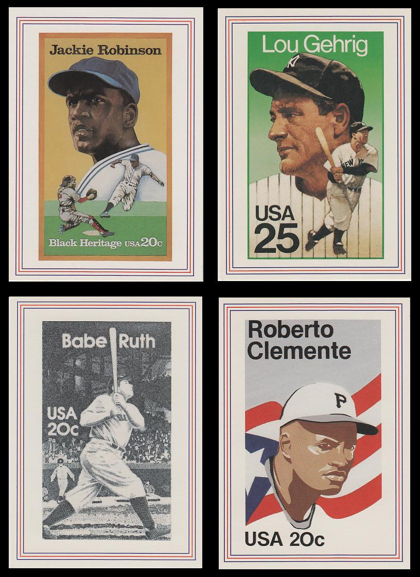 2097 / Roberto Clemente 1989 USPS Stamp Art Collectible Trading Card