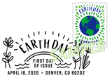 Earth Day Pictorial Postmark