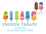 Frozen Treats Stamps Digital Color Pictorial Postmark