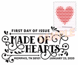 Made of Hearts Pictorial Postmark