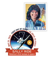 Sally Ride Stamp Digital Color Pictorial Postmark