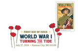 World War I: Turning the Tide Stamp Digital Color Pictorial Postmark