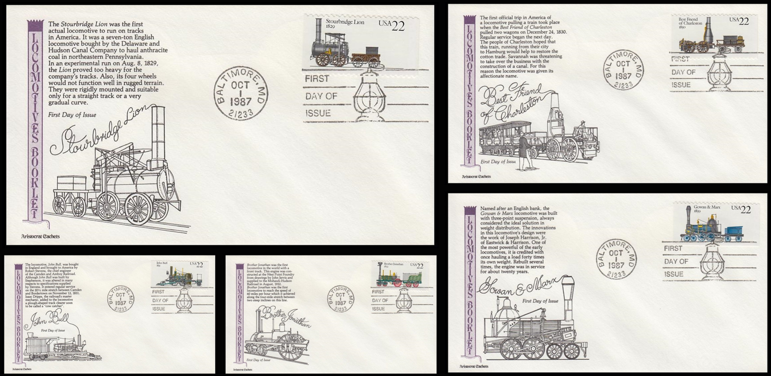 Aristocrat FDCs Page 1 First Day Covers Online