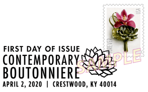 Contemporary Boutonniere Pictorial Postmark