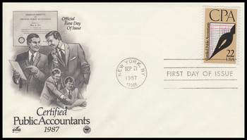 2361 / 22c Certified Public Accountants Artcraft / PCS 1987 First Day Cover