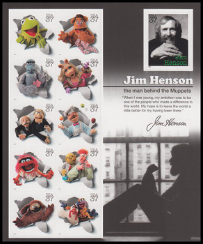 3944 / 37c Jim Henson and The Muppets 2005 Pane of 11 USPS