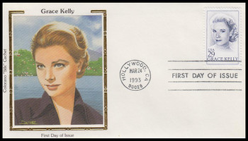 2749 / 29c Grace Kelly : Actress, Princess 1993 Colorano Silk First Day Cover