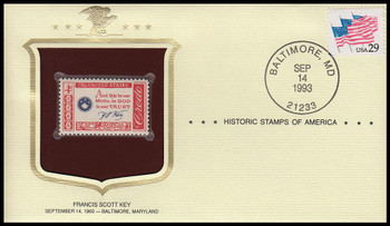 1142 / 4c American Credo: Francis Scott Key Encapsulated Stamp PCS Commemorative Cover