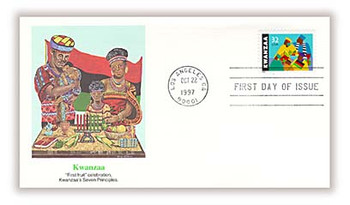 3175 / 32c Kwanzaa Holiday Celebration 1997 Fleetwood FDC