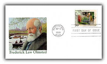 3338 / 33c Frederick Law Olmsted : Landscape Architect 1999 Fleetwood FDC