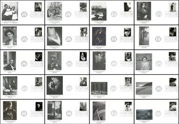 3649 a - t / 37c Masters of American Photography Set of 20 Fleetwood 2002 First Day Covers