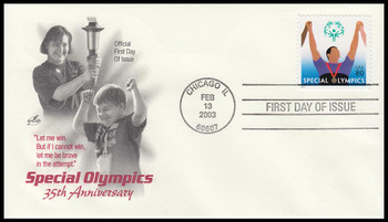3771 / 80c Special Olympics 2003 Artcraft First Day Cover