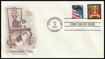 3761 / 4c Chippendale Chair 2007 Artcraft FDC