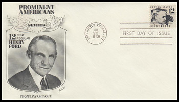 1286a / 12c Henry Ford Fleetwood 1968 First Day Cover